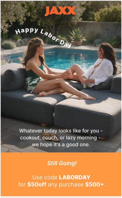Jaxx Holiday Campaign
